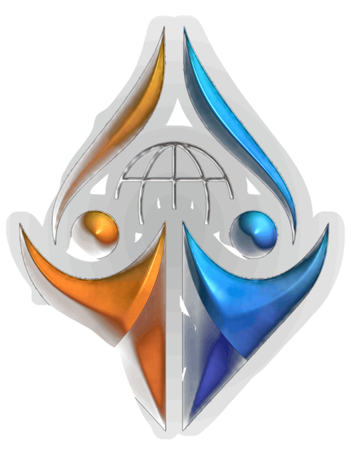 ALAB Workforce emblem — two figures reaching toward a globe